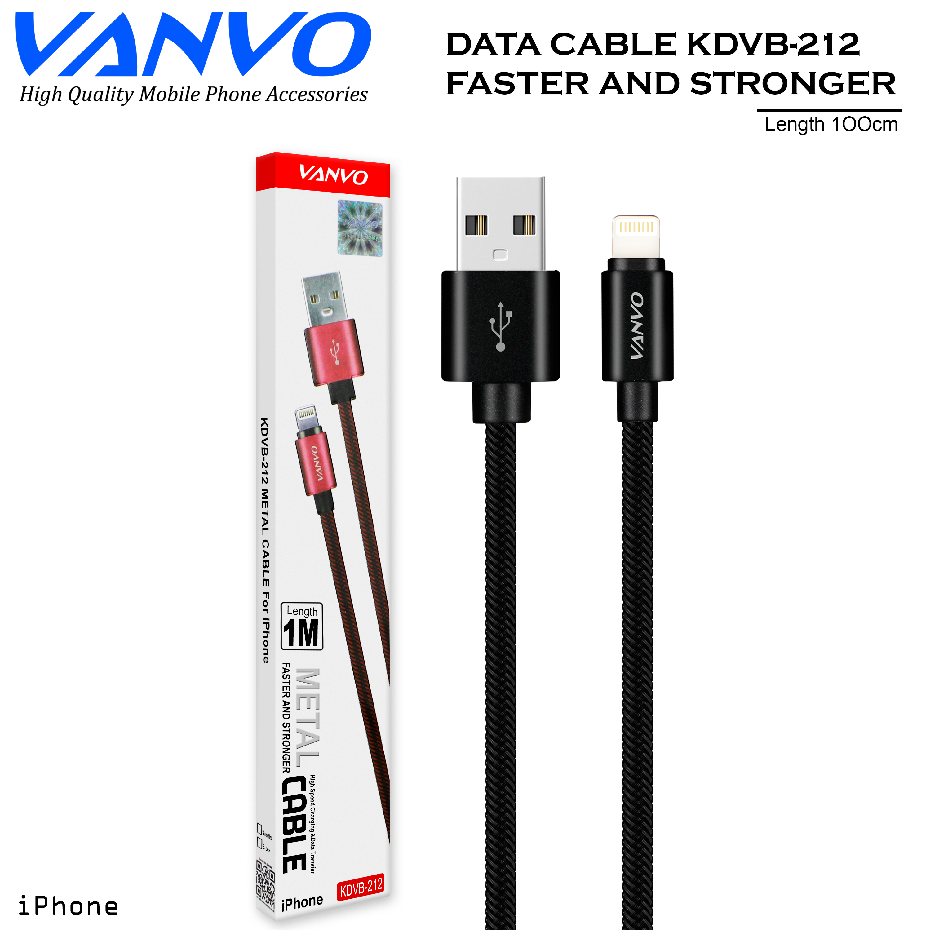 KDVB-212 iphone black