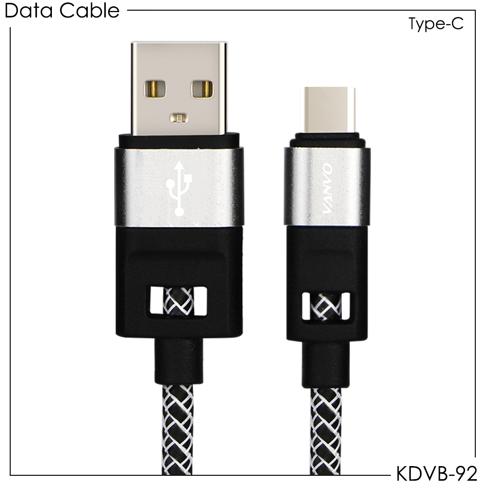 Kabel Data Vanvo KDVB-92 for Type-C