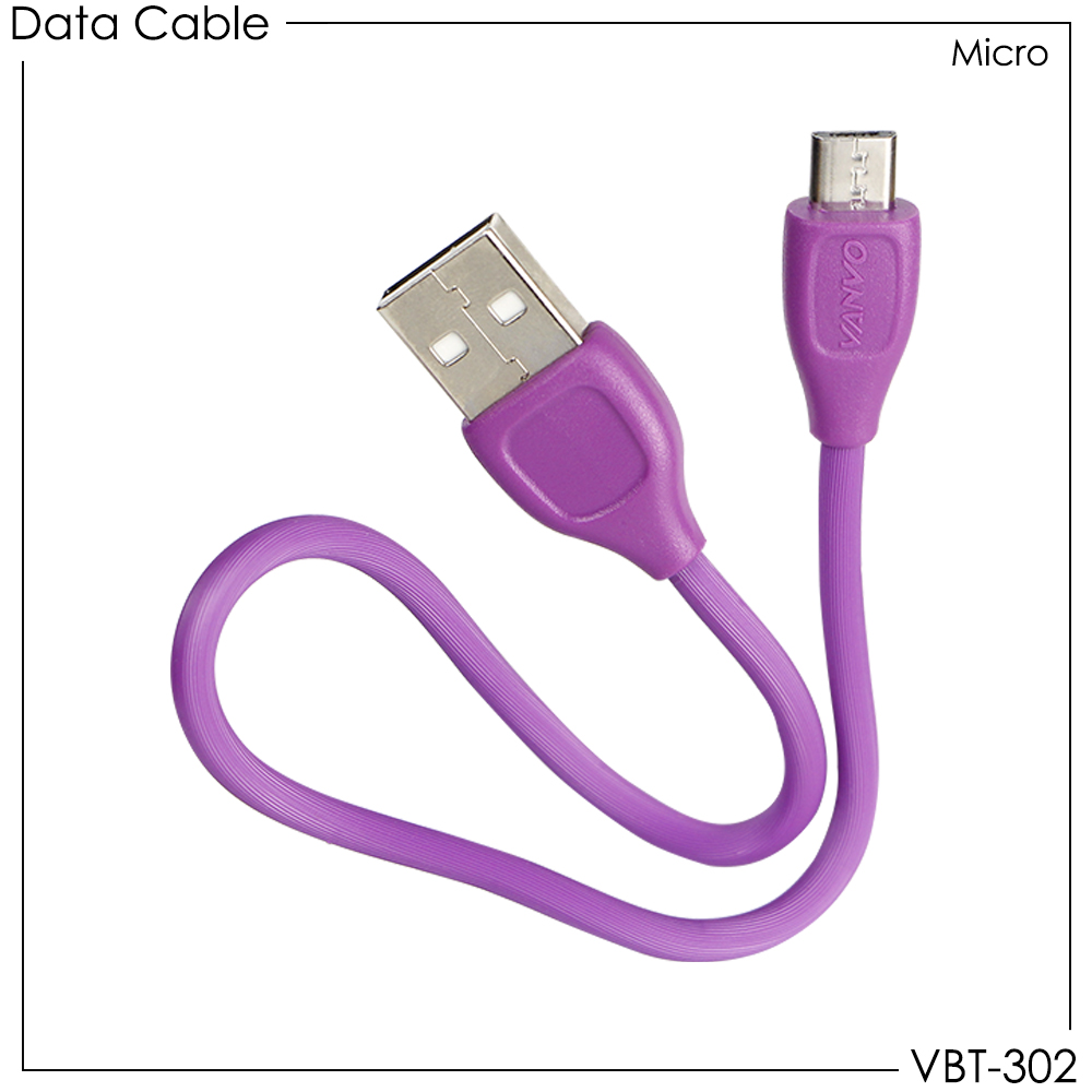 Kabel Data Vanvo VBT-302 25cm for Micro Fast Charging