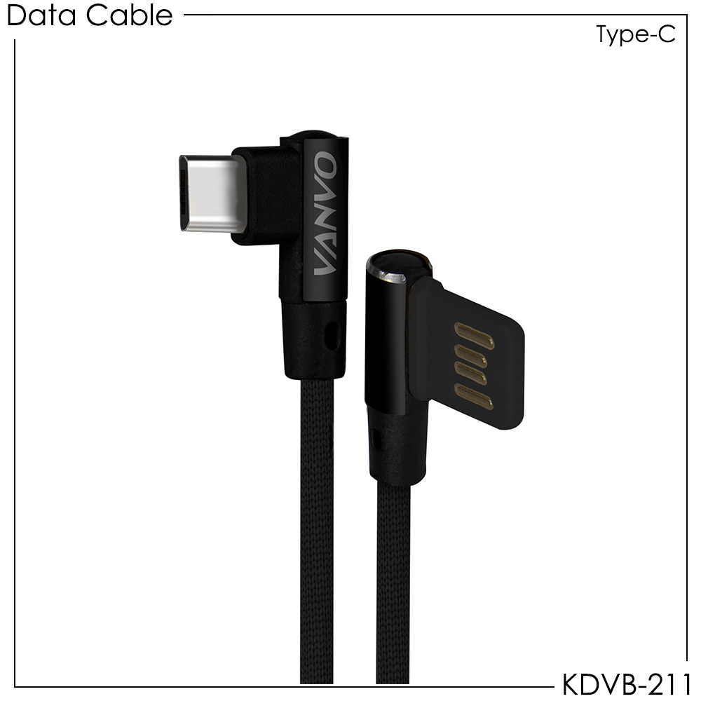 Vanvo Data Cable KDVB-211 for Type-C 100cm